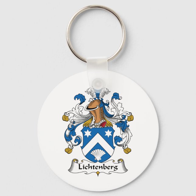 Porte-clés Crest de la famille Lichtenberg (Recto)