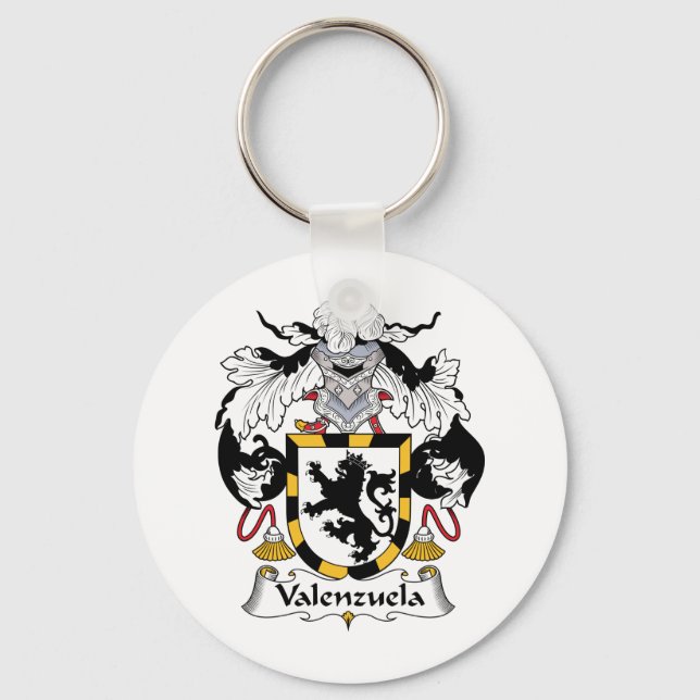 Porte-clés Crest de la famille Valenzuela (Recto)