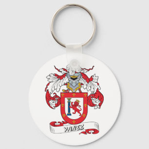 Porte-clés Crest de la famille Yanez