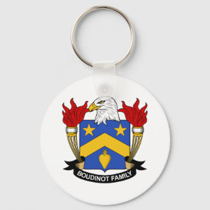 Porte-clés Crête de famille de Boudinot