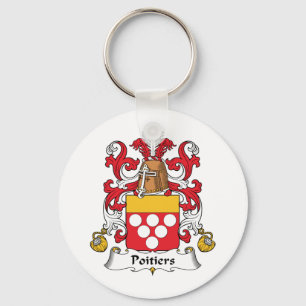 Porte-clés Crête de famille de Poitiers