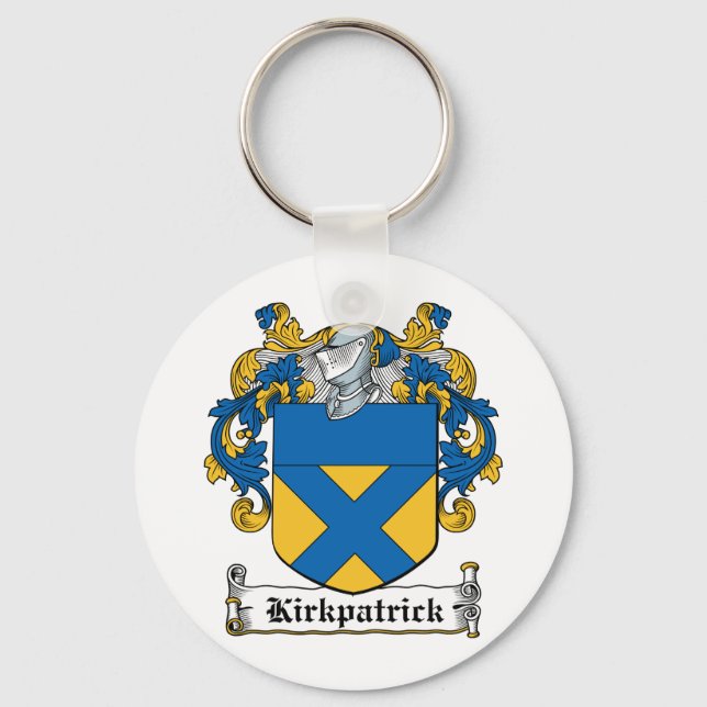 Porte-clés Crête de famille Kirkpatrick (Recto)