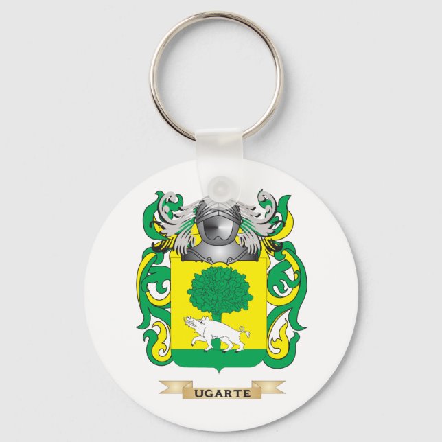 Porte-clés Crête de famille Ugarte (Armoiries) (Recto)