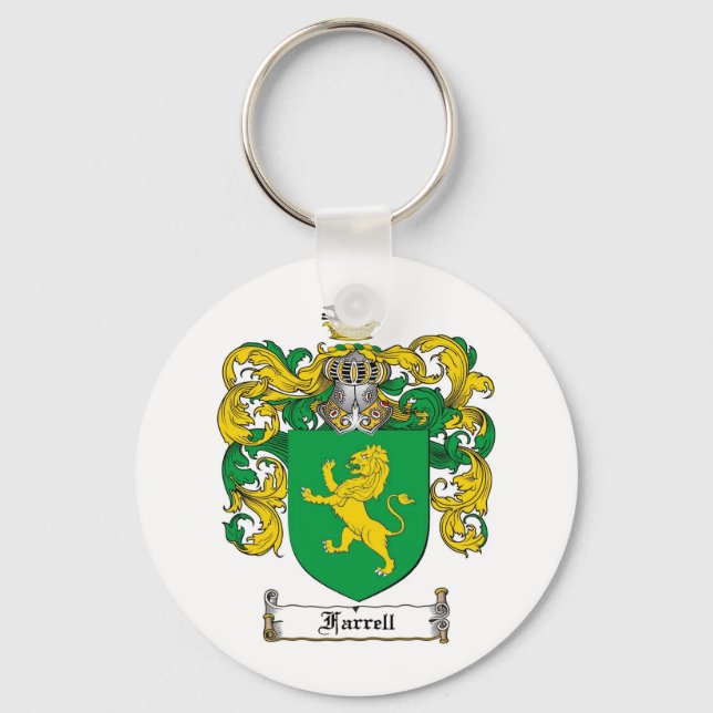 PORTE-CLÉS CRÊTE FAMILIALE FARRELL - MANTEAU D'ARMES FARRELL (Recto)