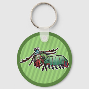 Porte-clés Crevettes Peacock Mantis