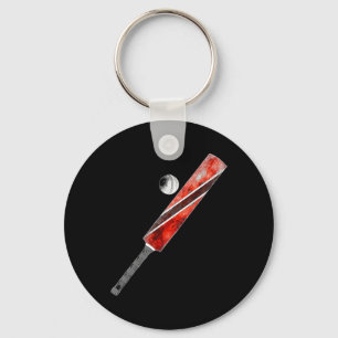 Porte-clés Cricket Vintage Drapeau Trinité Fierté Trinidadien