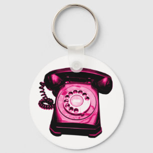 Porte-clés Crimson de ligne téléphonique