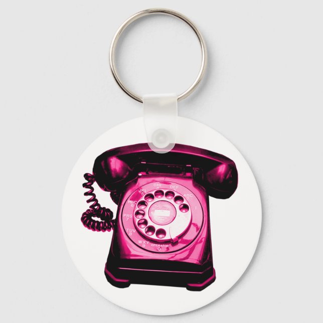 Porte-clés Crimson de ligne téléphonique (Recto)