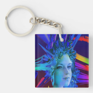 Porte-clés Cristal spatial