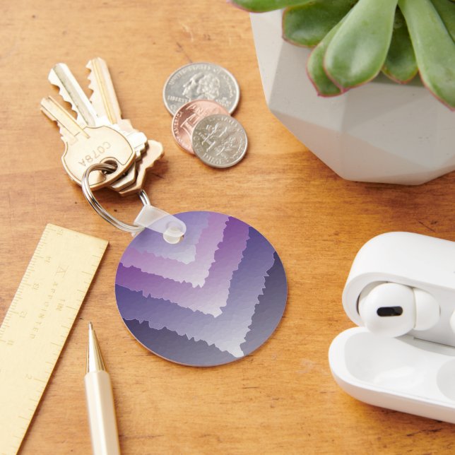 Porte-clés cristaux violets (Bureau)