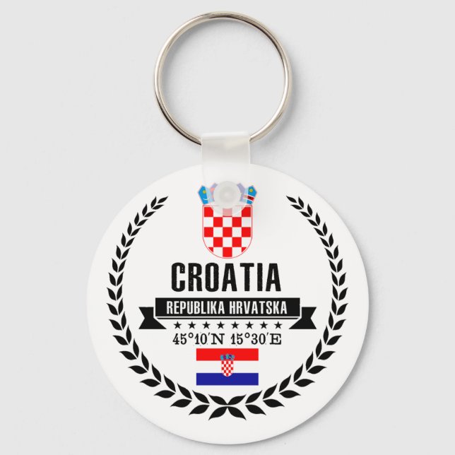 Porte-clés Croatie (Recto)
