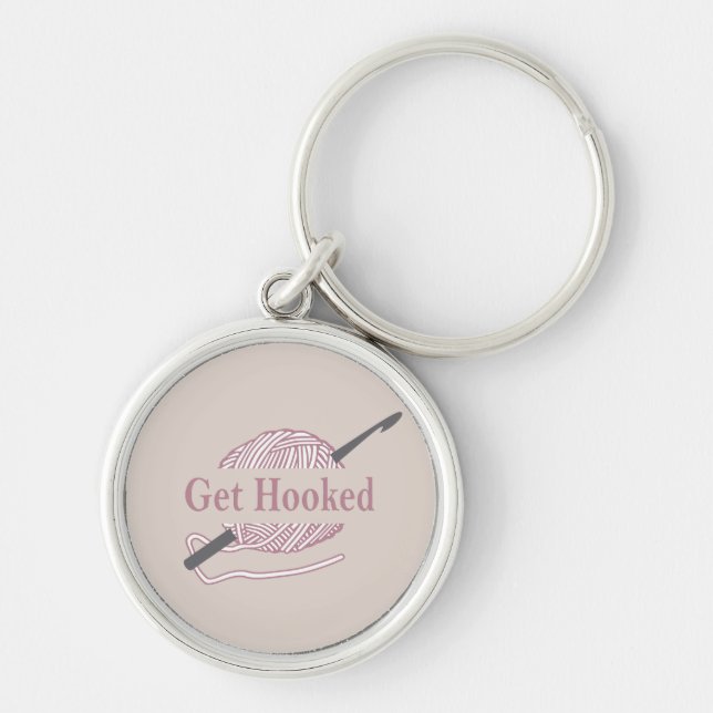 Porte-clés crochet drôle citation crochet disant (Devant)