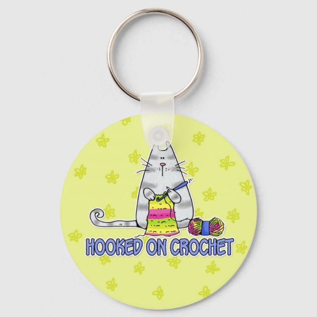 Porte-clés crocheté au crochet (Recto)