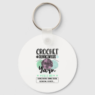 Porte-clés Crocheting - Crochet Fills My Days