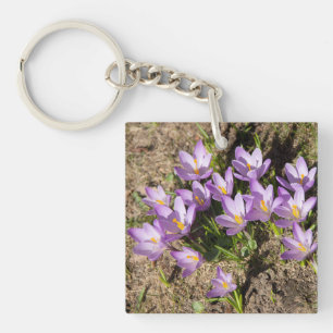 Porte-clés Crocus de printemps mignons