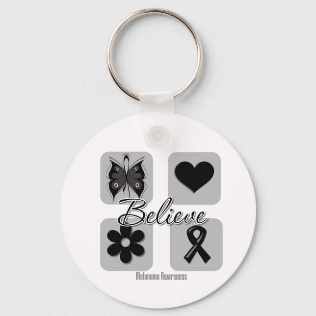 Porte-clés Croire Inspirations Melanoma (Recto)