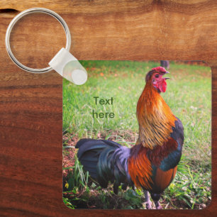 Porte-clés Croisière de coq Nature personnalisée