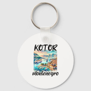 Porte-clés Croisière de Y de Kotor Monténégro Bateau de crois
