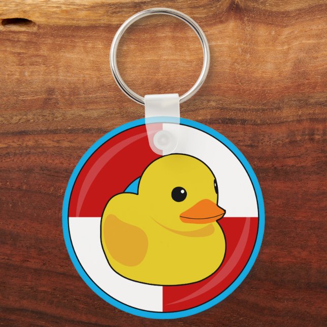 Porte-clés Croisière en famille Rubber Ducky (Recto)