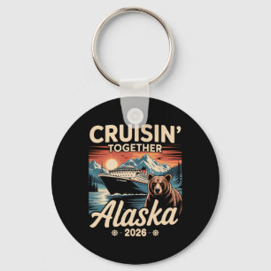 Porte-clés Croisière ensemble Alaska 2026 Famille Ami Alaska