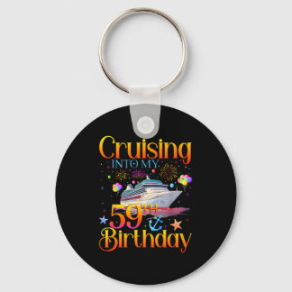 Porte-clés Croisière pour mon 59e anniversaire Croisière 59 a