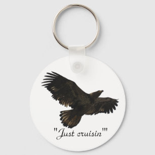 Porte-clés "Croisin'Eagle Spirit" Chaîne de clés