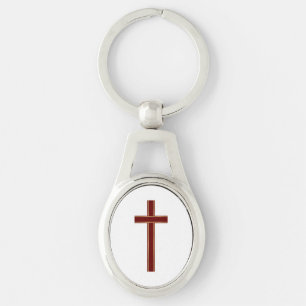 Porte-clés Croix chrétienne