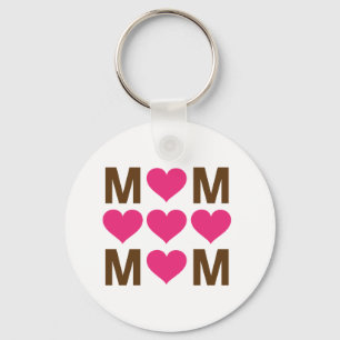 Porte-clés Croix de coeur de maman - 2,25" porte - clé de