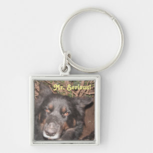 Porte-clés Croix du porte - clé Husky Collie