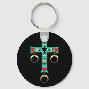 Porte-clés Croix indienne américaine