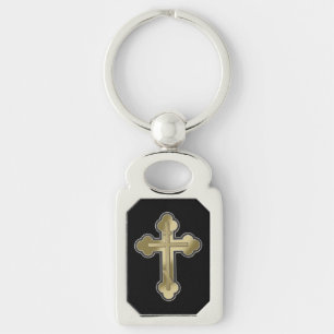 Porte-clés Croix orthodoxe