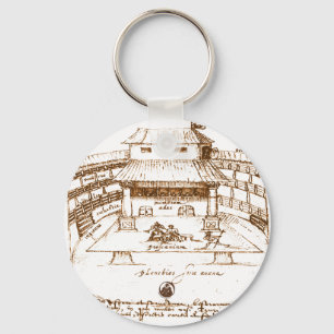 Porte-clés Croquis du Swan Theater de DeWitt