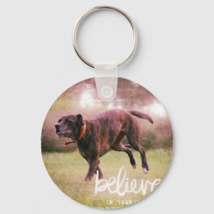 Porte-clés Croyez en votre chien