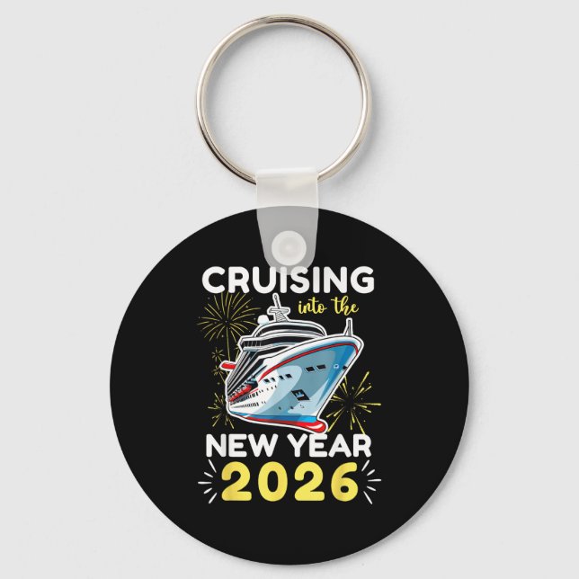 Porte-clés Cruising Into The New Year 2026  (Recto)