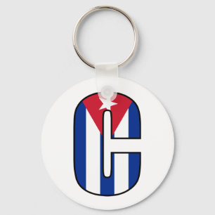 Porte-clés Cuba Porte - clé du drapeau cubain