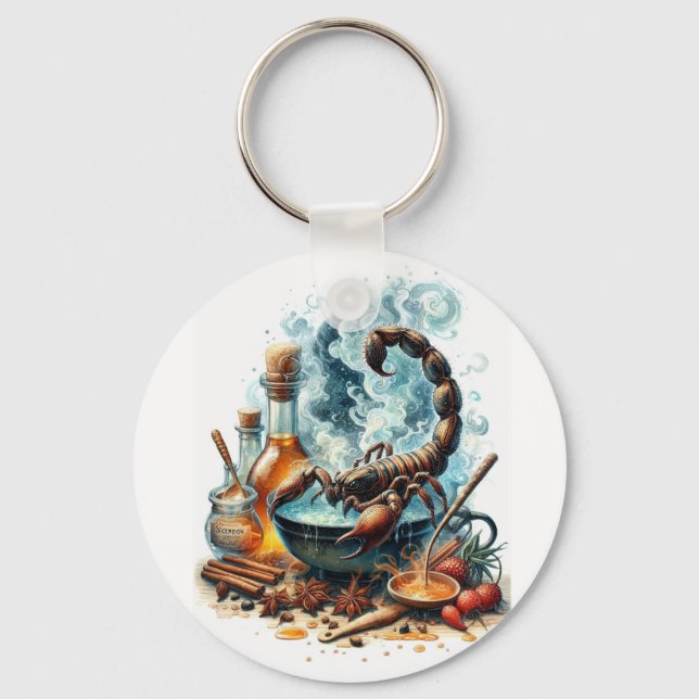 Porte-clés Cuisine Happy Scorpion (Recto)