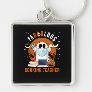 Porte-clés Cuisine Professeur Ghost Boo Cook Lover Drôle cade