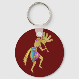 Porte-clés Culture amérindienne - Danse Kokopelli 5