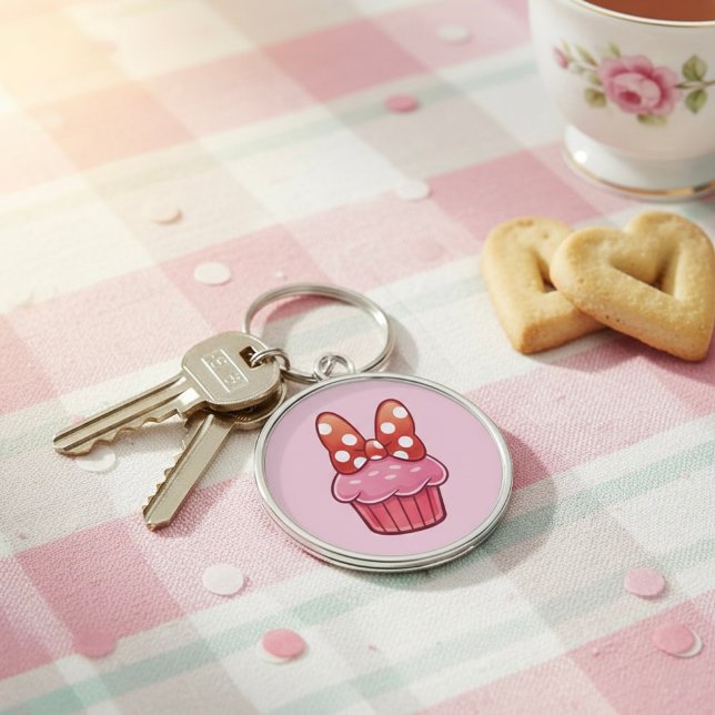 Porte-clés Cupcake Keychain (Créateur téléchargé)