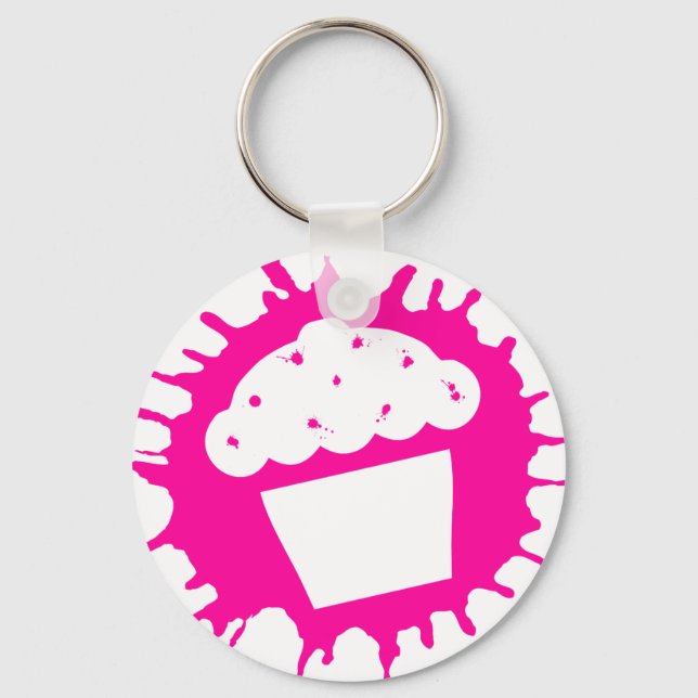 Porte-clés cupcake splatz (Recto)