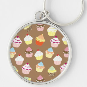Porte-clés Cupcakes Delicious Decorated Birthday