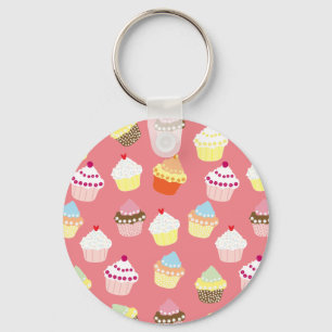 Porte-clés Cupcakes Delicious Decorated Birthday