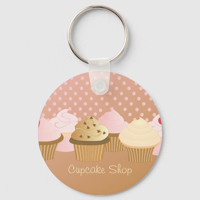 Porte-clés Cupcakes Designer (Recto)