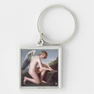 Porte-clés Cupidon affilant ses flèches, 1798 (huile sur la