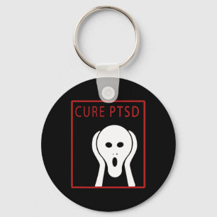 Porte-clés Cure Ptsd Sensibilisation 2 Post-Traumatique Stres
