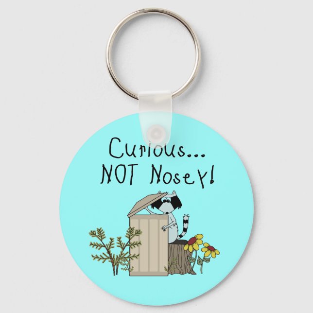 Porte-clés Curieux Raccoon (Recto)