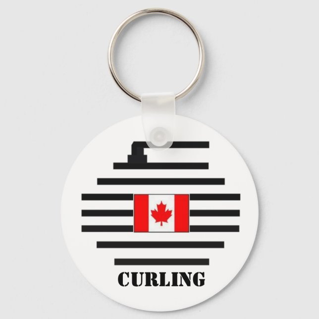 Porte-clés Curling Canada (Recto)