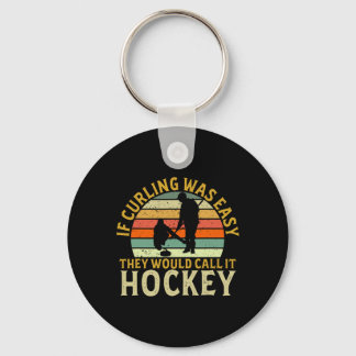 Porte-clés Curliste Si Le Curling Était Facile Hockey Sports