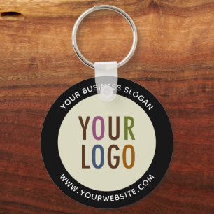 Porte-clés Custom Company Logo Button Keychain No Minimum