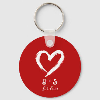 Porte-clés Custom Couple Valentine Keychain